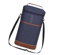 Shntig Drink Gift Carrier with Padded Divider and Front Pocket for Accessories Suitable for Special Occasions Elegant Winebag Wine Insulation Bag