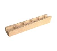 Shntig Educational Wooden Roller Race Track Building Block Fallen Toy Puzzle Game Thinking Challenge Mind Game for Kids Interactive Winding Maze Board