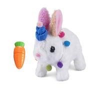 Shntig Electronic Plush Bunnies Toy with Body Sensing Technology Safe for Infants Kids Visual Stimulation and Motor Skills Training Toddler Learning Toy