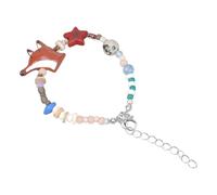 Shntig Fashionable Foxes Creative Beaded Colorful Foxes Suitable for Adding Charm to Various Outfits Unique Fashion