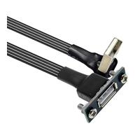 Shntig Flexible USB 2.0 Extension Cord with Connector for Space Saving Setups 20cm-300cm Screw Mount