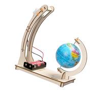 Shntig Innovative Wooden Science Activity Set Exploring Day Night Rotation School Projects Day and Night Demonstration