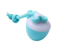 Shntig Interaction Dog Teething Squeaky Ball Toy Automatic Moving Dog Rope Ball Toy for Indoor Breeds Stress Reduce Fun Chew Resistant Dog Toy Ball