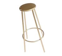 Shntig Iron High Stool Model Figurine for 1: 12 Doll House Accessory Realistic Cafe Stool Miniature Furniture Scene Props Doll House Kitchen