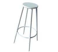 Shntig Iron High Stool Model Figurine for 1: 12 Doll House Accessory Realistic Cafe Stool Miniature Furniture Scene Props Doll House Kitchen