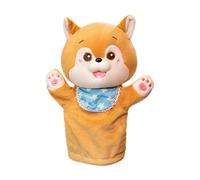 Shntig Lovely Cartoon Animal Plush Hand Puppet Toy for Kindergarten Interactive Animal Character Figure Doll for Imagination Story Telling Puppet