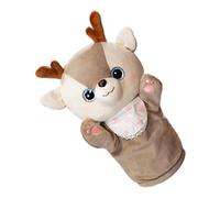 Shntig Lovely Cartoon Animal Plush Hand Puppet Toy for Kindergarten Interactive Animal Character Figure Doll for Imagination Story Telling Puppet