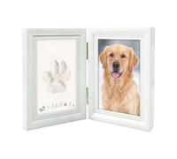 Shntig Make Your Own Animal Hand Marks Clay Set Including Foldable Display Frame Home Decor Pet Recognition