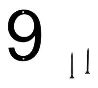 Shntig Modern Floating Houses Number Metal Houses Numbers Rusts Proof Home Address Number/Plaques Mailbox Numbers Set Black Floating Number For Outside