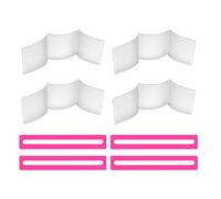Shntig Of 4Pcs Mahjong Instruction Card Reference Card Holder and 4 Reading Finders Set PVC Materials for Easily Game Play Handy Mahjong Player Set