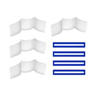Shntig Of 4Pcs Mahjong Instruction Card Reference Card Holder and 4 Reading Finders Set PVC Materials for Easily Game Play Handy Mahjong Player Set