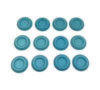 Shntig Pack of 12 Flexible ABS Feeder Dishes with Efficient Design for Diet Management Reducing Clutter in Tanks Large Water Dish for Reptiles