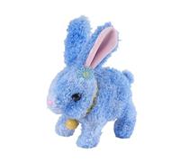 Shntig Realistic Plush Rabbits Toy with Sound and Movement Talking Hopping Ears Nose Moving Educational Plush Toy Talking Moving Soft