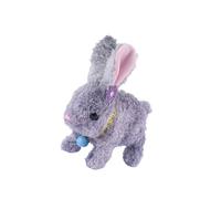 Shntig Realistic Plush Rabbits Toy with Sound and Movement Talking Hopping Ears Nose Moving Educational Plush Toy Talking Moving Soft