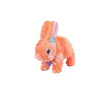 Shntig Realistic Plush Rabbits Toy with Sound and Movement Talking Hopping Ears Nose Moving Educational Plush Toy Talking Moving Soft
