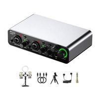 Shntig Resolution Portable USB Sound Interfaces for Professional 24Bit 192kHz Sampling Plugs and Play Design USB Sound
