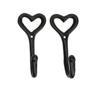 Shntig Robust Iron Heart Hook Ideal for Secure Storage and Stylish Decor in Various Interiors Wall Hook