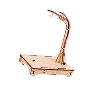 Shntig Science Project Wood Sound Control Table Lamp Creative Assembly Experiment Toy for Student Classroom Education Wooden Science Project Toy