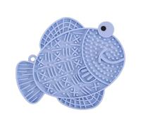 Shntig Silicone Pet Feeding Mat with Strong Suction Cup to Keep Food Secure Slow Eating for Dog Cats Eating Habits Slow Feeder Mat for Dog Cats