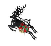 Shntig Snowflake Deer Rotating Holder Christmas Rotating Holder Dinner Party Wedding Party Candlestick Stand Decoration Gifts Handcrafts Metal