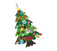 Shntig Soft Felt Decorative Christmas Tree With Removable Embellishments For Children Adult Interactive Play Party Supplies Safe Kids Christmas Activity