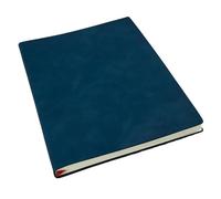 Shntig Softcover PU Leather Notebook with Ribbon Bookmarks 160 Pages Wide Lined Notepads for Note Taking Journaling 145x210mm Notebook