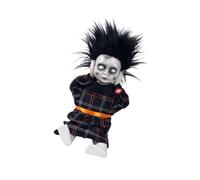 Shntig Terrifying Specters Doll with Motorized Head Movement and Glowing Sound Effects Participatory Specters Figure for Party Scene Eerie Laughing Ornament