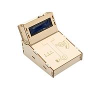 Shntig Wooden Communication Project with Morse Code Theme for Classroom and Family Use, Hands-on Science Build Activity for Home Learning Play Wooden Morse Code Learning Project Science Classroom