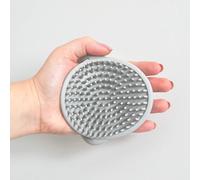 Shnuggle Baby Bath Brush | Soft Brush Helps to Massage Away Cradle Cap - Grey