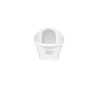 Shnuggle Baby Bath with Plug White with Grey backrest