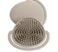 Shnuggle Cradle Cap Brush - Super Soft Silicone Baby Scalp Brush & Comb for Gentle Cradle Cap Treatment, Newborn Bath & Shampoo Accessory | Taupe