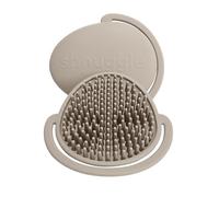 Shnuggle Cradle Cap Brush - Super Soft Silicone Baby Scalp Brush & Comb for Gentle Cradle Cap Treatment, Newborn Bath & Shampoo Accessory | Taupe