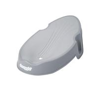 Shnuggle | Newborn Baby Bath Support | Ergonomic Soft-Touch Seat | Lightweight Non-Slip Base | Hygienic & Compact | Perfect for Babies up to 6 Months / 9 kg | Warm Grey