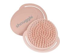 Shnuggle Super Soft Easy Hold Comfortable Baby Bath Brush - Shower Bathroom Toiletry Accessory - Pink