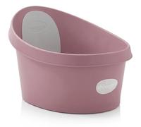 Shnuggle Toddler Bath Tub | Larger Bath Seat for Bigger Kids at Bathtime | Includes Warm and Soft Foam backrest | Grippy Anti-Slip Surface | Includes Easy Drain Bath Plug | Blossom