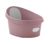 Shnuggle Toddler Bath Tub | Larger Bath Seat for Bigger Kids at Bathtime | Includes Warm and Soft Foam backrest | Grippy Anti-Slip Surface | Includes Easy Drain Bath Plug | Blossom