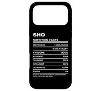 Sho Nutrition Facts Name Case for iPhone 17 Pro Max