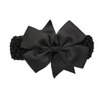 SHOBDW Girls Headbands, Cute Fashion Bowknot Hair Accessories for Girls Infant Hair Band Party Carnival Wedding Birthday Decoration Gifts (0-4 Years, Black)