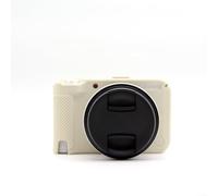 Shock-Absorbent Case for Canon R50V Drop Protection(Beige) | Shock-absorbing silicone, prevents drop damage, precise port for access, snug fit, black color option