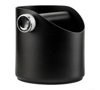 Shock Absorbent Knock Box Reduces Noise During Use(black) | Robust stainless steel core, resists stains and wear, sl lack base, fits tight spaces, for durable build