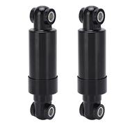 Shock Absorber 110mm, Steel Alloy, 2pcs, 750lbs Load, Black - Durable Steel Shell, Vibration Reduction, Folding Scooter & Electric Bike Use