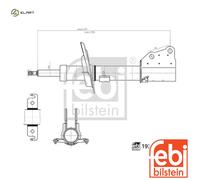 SHOCK ABSORBER 193113 FOR RENAULT KANGOO/GRAND/II/Express MERCEDES-BENZ 1.5L