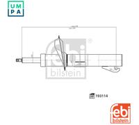 FEBI BILSTEIN 193114 Shock absorber