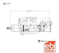 SHOCK ABSORBER 193148 FOR FORD TRANSIT/COURIER/B460/Box/Body/MPV B-MAX/Van 1.0L