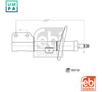 FEBI BILSTEIN 193150 Shock absorber