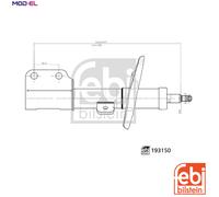 FEBI BILSTEIN 193150 Shock absorber