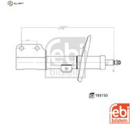FEBI BILSTEIN 193150 Shock absorber