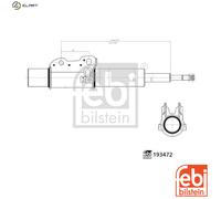 FEBI BILSTEIN 193472 Shock absorber