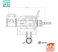 FEBI BILSTEIN 194160 Shock absorber