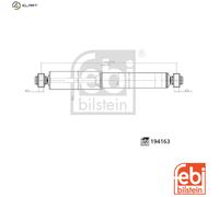 FEBI Bilstein Shock Absorber 194163 - Rear Gas Pressure - Fits Mercedes-Benz Sprinter & VW Crafter